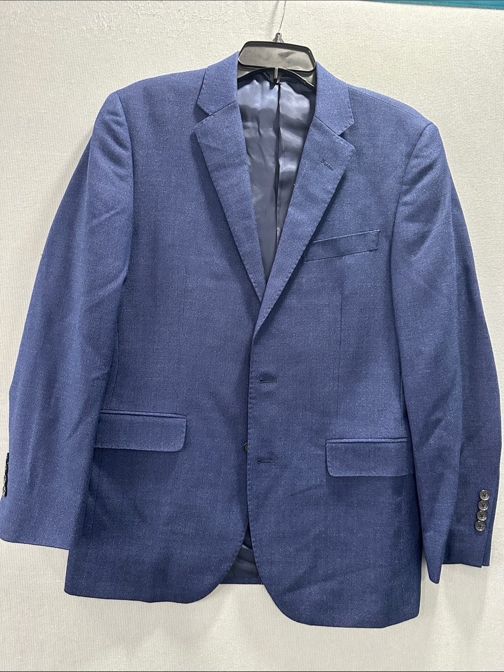 Brooks Brothers Classic Blue Two-Button Sport Coat 100% wool/lane